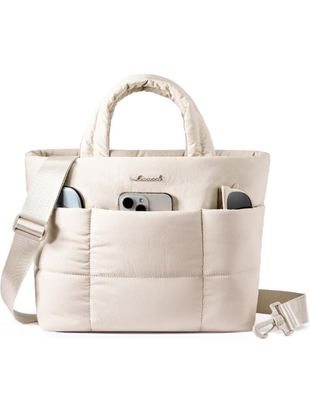 Stylish Mini Puffer Tote Bag for Women - Versatile Crossbody & Shoulder Satchel